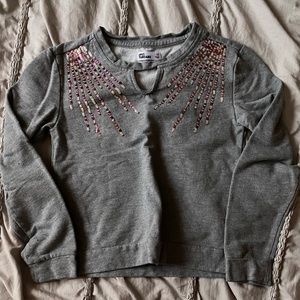 Girl’s Sweatshirt With Adorable Details
